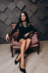 Short black dress Cocktail black gown